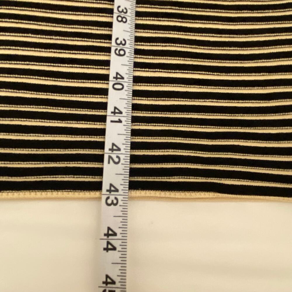 The Wolf Gang Size Small Sunmor Strapless Knit Black & Beige Maxi Dress - Picture 10 of 14
